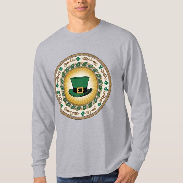 Lucky Leprechaun Hat - St. Patrick's Day T Shirt (Framsida)