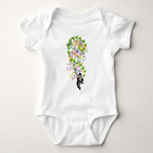 Lucky Leprechaun med Shamrocks T-shirt