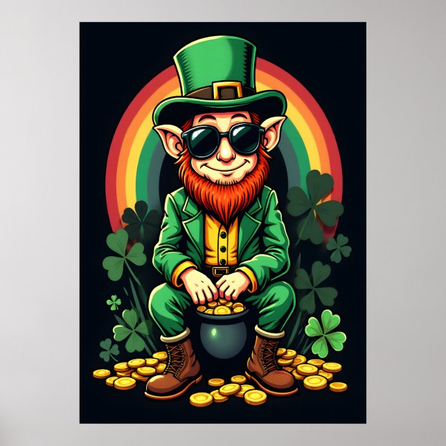 Lucky Leprechaun Poster (Framsidan)