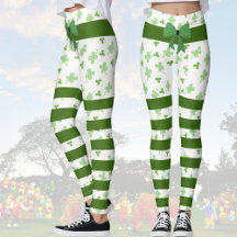 Lucky Leprechaun Socks St. Patrick's Day Leggings