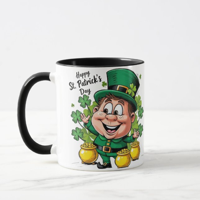 Lucky Leprechaun St. Patrick's Day Mugg (Vänster)