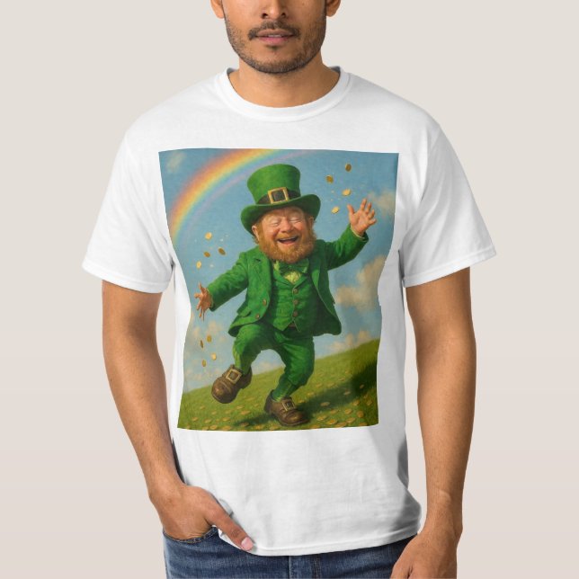 Lucky Leprechaun T-Shirt (Framsida)