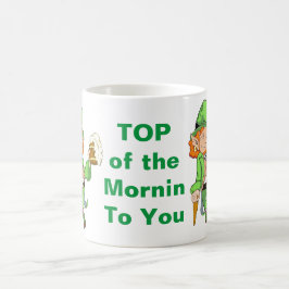 Lucky Leprechaun Top of the Mornin Coffee Mugg