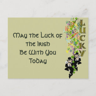 Lucky Leprechaun Vykort