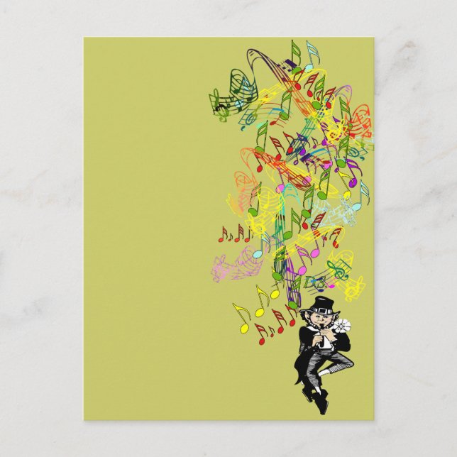 Lucky Leprechaun Vykort (Framsida)