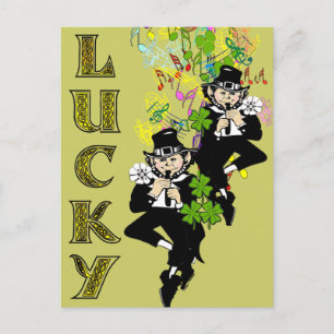 Lucky Leprechaun Vykort