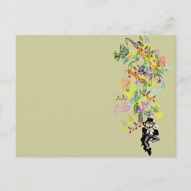 Lucky Leprechaun Vykort (Framsida)