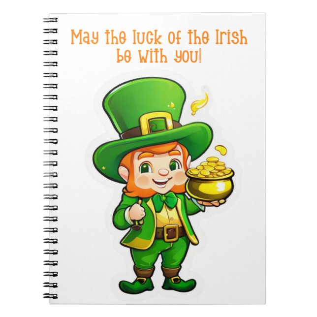 Lucky Leprechaun's Treasure Anteckningsbok (Framsidan)