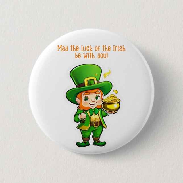 Lucky Leprechaun's Treasure Knapp (Framsida)