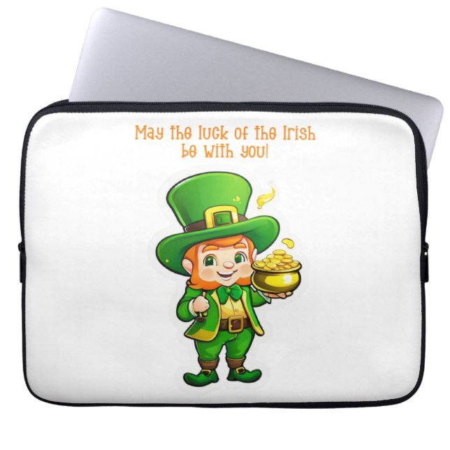 Lucky Leprechaun's Treasure Laptop Fodral (Framsidan)