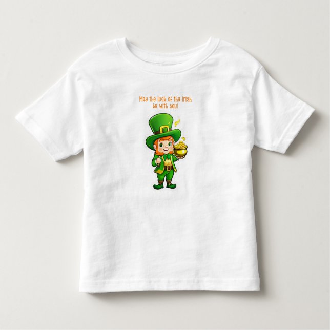 Lucky Leprechaun's Treasure T Shirt (Framsida)