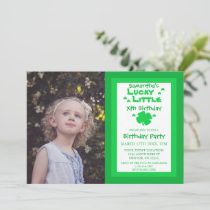 Lucky Little Birthday Inbjudningar