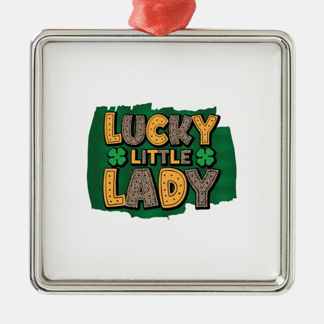 Lucky Little Dam Julgransprydnad Metall (Framsidan)