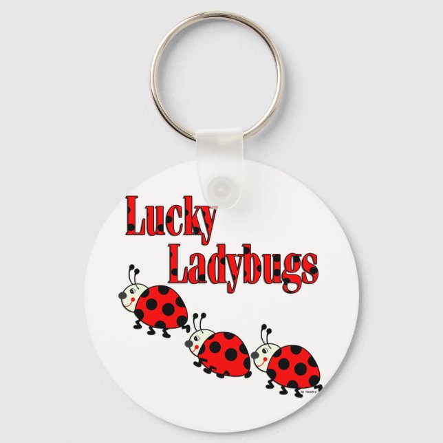 Lucky Little Ladybugs Nyckelring (Framsida)