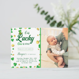 Lucky Little One - St. Patrick's Day Baby Shower Inbjudningar