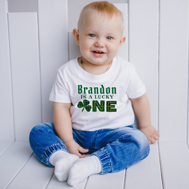 Lucky Little Shamrock 1st Birthday T Shirt (Skapare uppladdad)