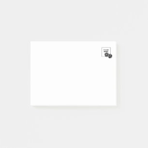 Lucky, Lucky Girl, Luckiest Girl, Black Post-it Block