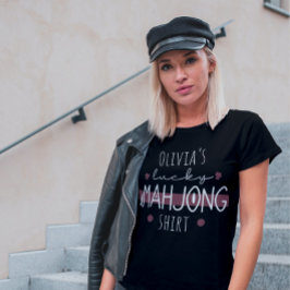 Lucky mahjong shirt t