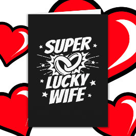 Lucky Maka, gift par Cute Bröllop-årsdag Kort