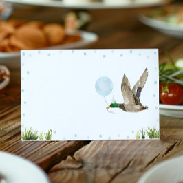 Lucky Mallard Anka Boy Birthday Tält Placeringskort