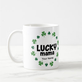 Lucky Mama Coffee Mug - Personalized Gift Kaffemugg