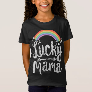 Lucky Mamma Family St patricks day Mors dag T Shirt