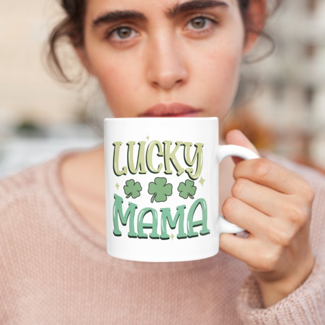 LUCKY MAMMA GNOME KAFFEMUGG (LUCKY MAMA FOR EVER COFFEE MUG)