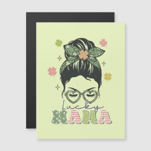 Lucky Mamma - Messy Bun - Klöver St. Patrick's