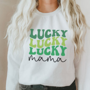 Lucky Mamma Retro St. Patrick's Day T Shirt