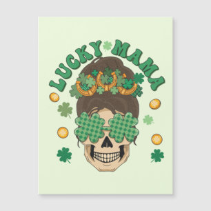 Lucky Mamma Skeleton med Klöver och hästseshoes
