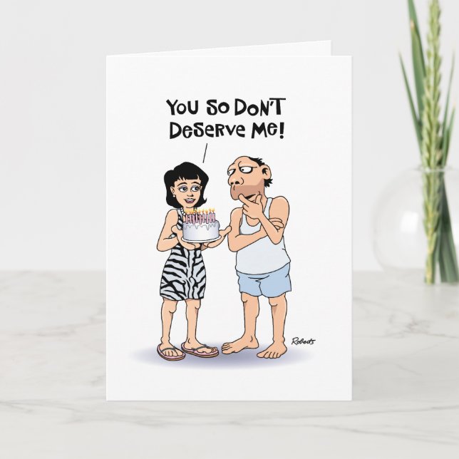 Lucky Man Birthday Kort (Framsida)