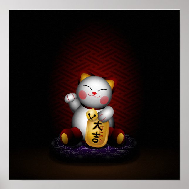 Lucky Maneki Neko Poster (Framsidan)