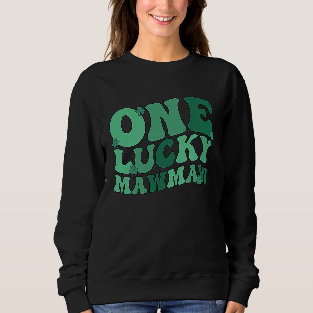 Lucky Mawmaw Grandmother St Patrick's Day Mawmaw G T Shirt (Framsida)