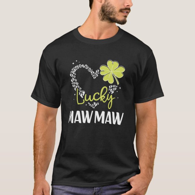 Lucky Mawmaw St Patricks Day womens T Shirt (Framsida)