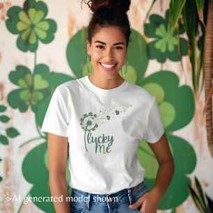 "Lucky Me" Maskros Kul St. Patrick Kvinnors T Shirt