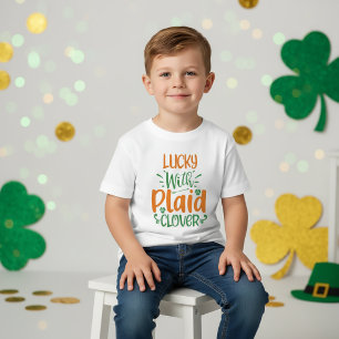 Lucky med Play Klöver? St Patrick T-Shirt Kids