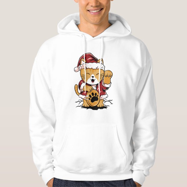 Lucky Meow Hoodie (Framsida)