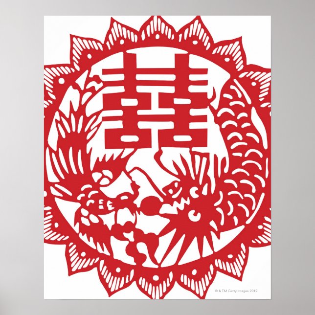 Lucky mönster står för dubblans lycka poster (Framsidan)