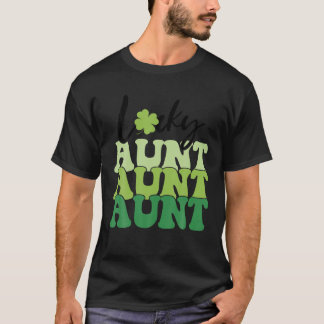 Lucky Moster Lycklig St patrick's day Irish Family T Shirt