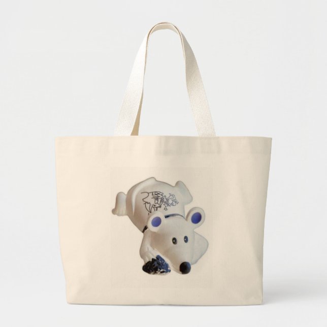 Lucky Mouse Bag Jumbo Tygkasse (Framsidan)