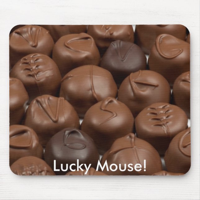 Lucky Mouse med Chocolate! Musmatta (Framsidan)