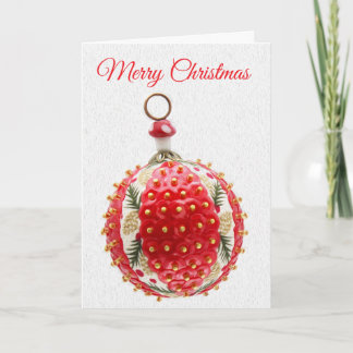 Lucky Mushroom Christmas Card Helgkort