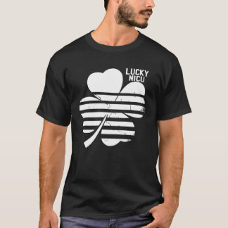 Lucky NICU Nurse Vintage Nostalgia of Retro C Sham T Shirt