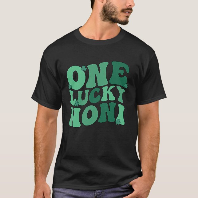 Lucky Noni Grandmor St patrick's day Noni Grand T Shirt (Framsida)