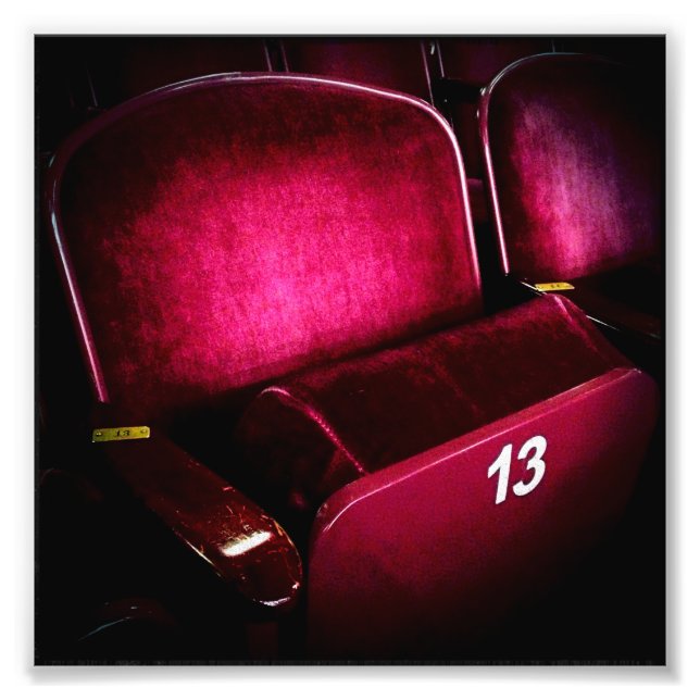 Lucky Number 13 Fototryck (Framsidan)