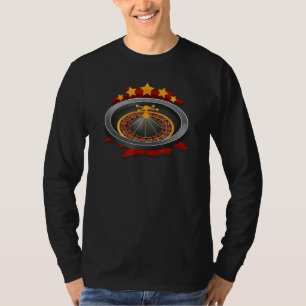 Lucky Number Roulette Wheel Gambling Roulette Cas T Shirt