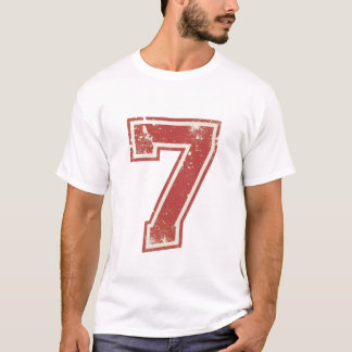 lucky number seven t shirt