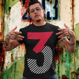 Lucky nummer 3 t shirt