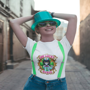 Lucky Nurse Cat T Shirt