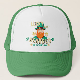Lucky och Bearded St. Patrick's Day Leprechaun Keps